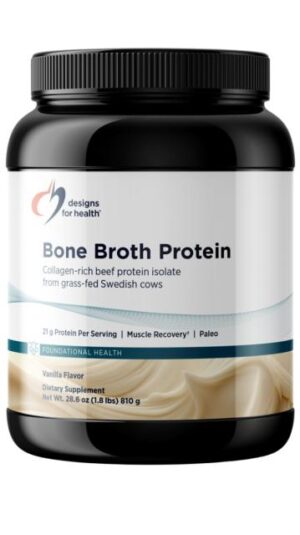 Designs for Health - Bone Broth Protein - Vanilla - 810g